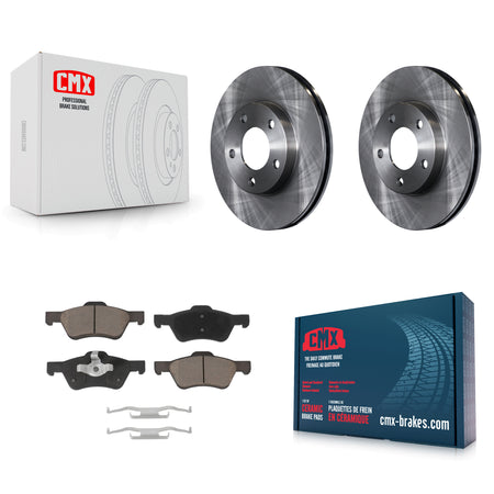 Front Disc Brake Rotors And Ceramic Pads Kit For Mercury Mariner K8C-104647