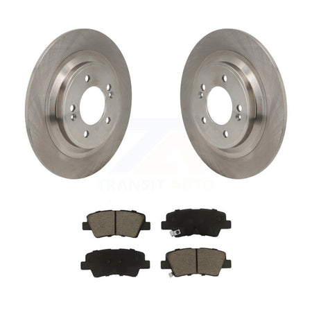 Rear Disc Brake Rotors And Ceramic Pads Kit For 2024 Hyundai Kona Electric K8C-104659