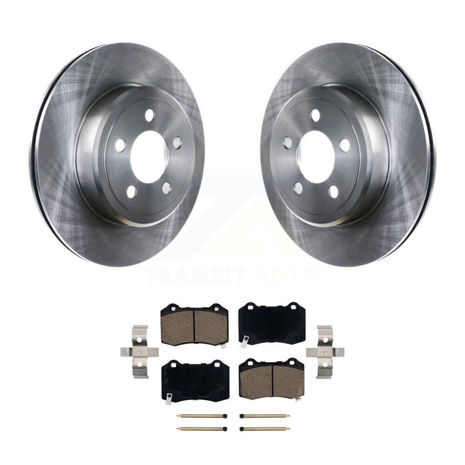 Rear Disc Brake Rotors And Ceramic Pads Kit For Chrysler 300 With Brembo Brakes K8C-104661