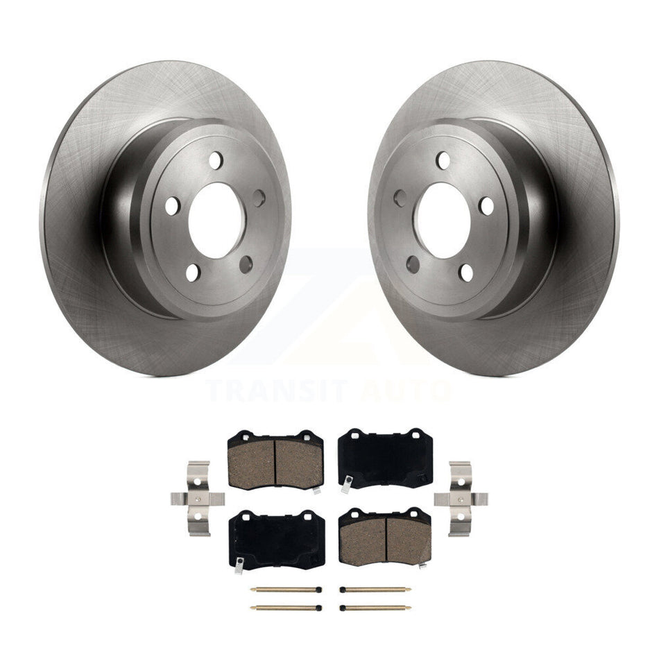 Rear Brake Rotor & Ceramic Pad Kit For 2016 Chrysler 300 RWD with 3.6L With Brembo Brakes K8C-104662