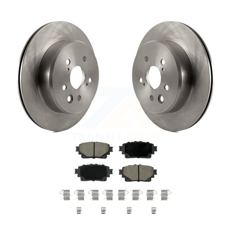 Rear Disc Brake Rotors And Ceramic Pads Kit For 2021 Lexus IS350 RC350 RC300 K8C-104663