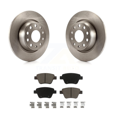 Rear Disc Brake Rotors And Ceramic Pads Kit For Audi A3 Quattro Volkswagen Eos K8C-104668