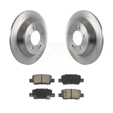 Rear Disc Brake Rotors And Ceramic Pads Kit For Kia Seltos With Electric Parking K8C-104674