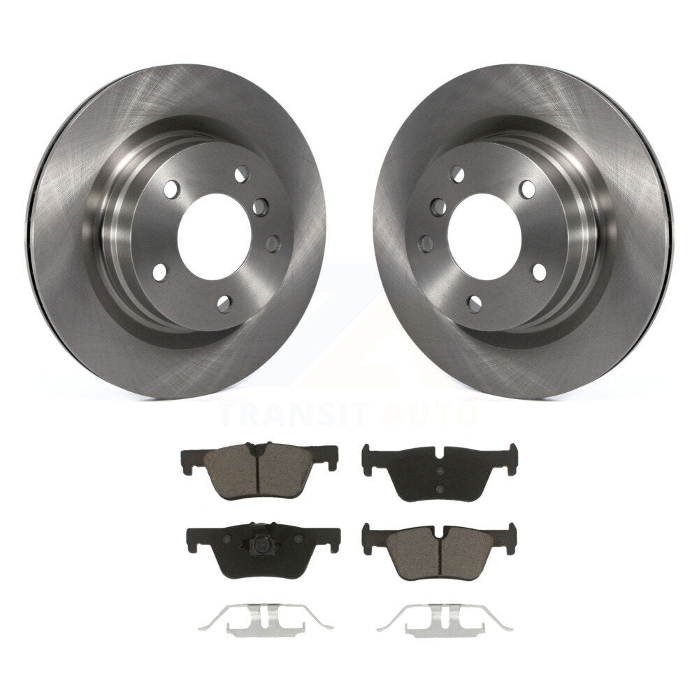 Rear Disc Brake Rotors And Ceramic Pads Kit For BMW 328i K8C-104675