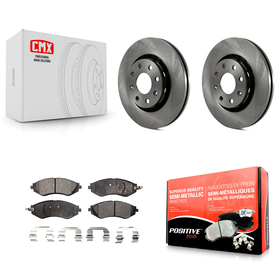 Front Disc Brake Rotors And Semi-Metallic Pads Kit For Chevrolet Aveo Spark Aveo5 EV Pontiac G3 Daewoo Lanos Suzuki Wave Wave5 Swift+ K8F-100040