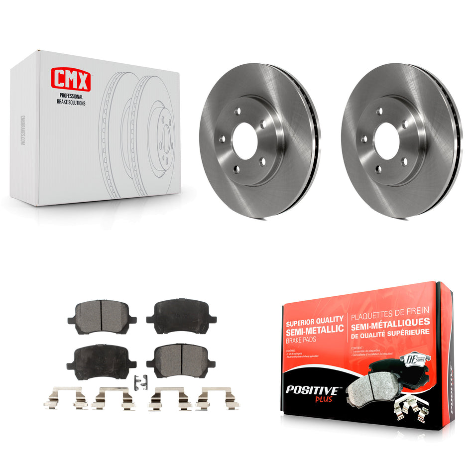 Front Disc Brake Rotors And Semi-Metallic Pads Kit For Chevrolet HHR K8F-100055