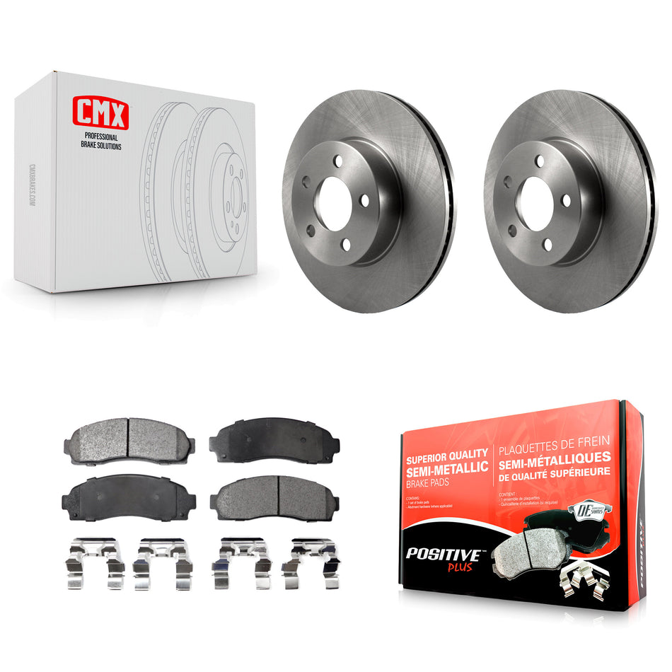 Front Disc Brake Rotors And Semi-Metallic Pads Kit For Ford Ranger Explorer Sport Trac Mazda B4000 K8F-100126