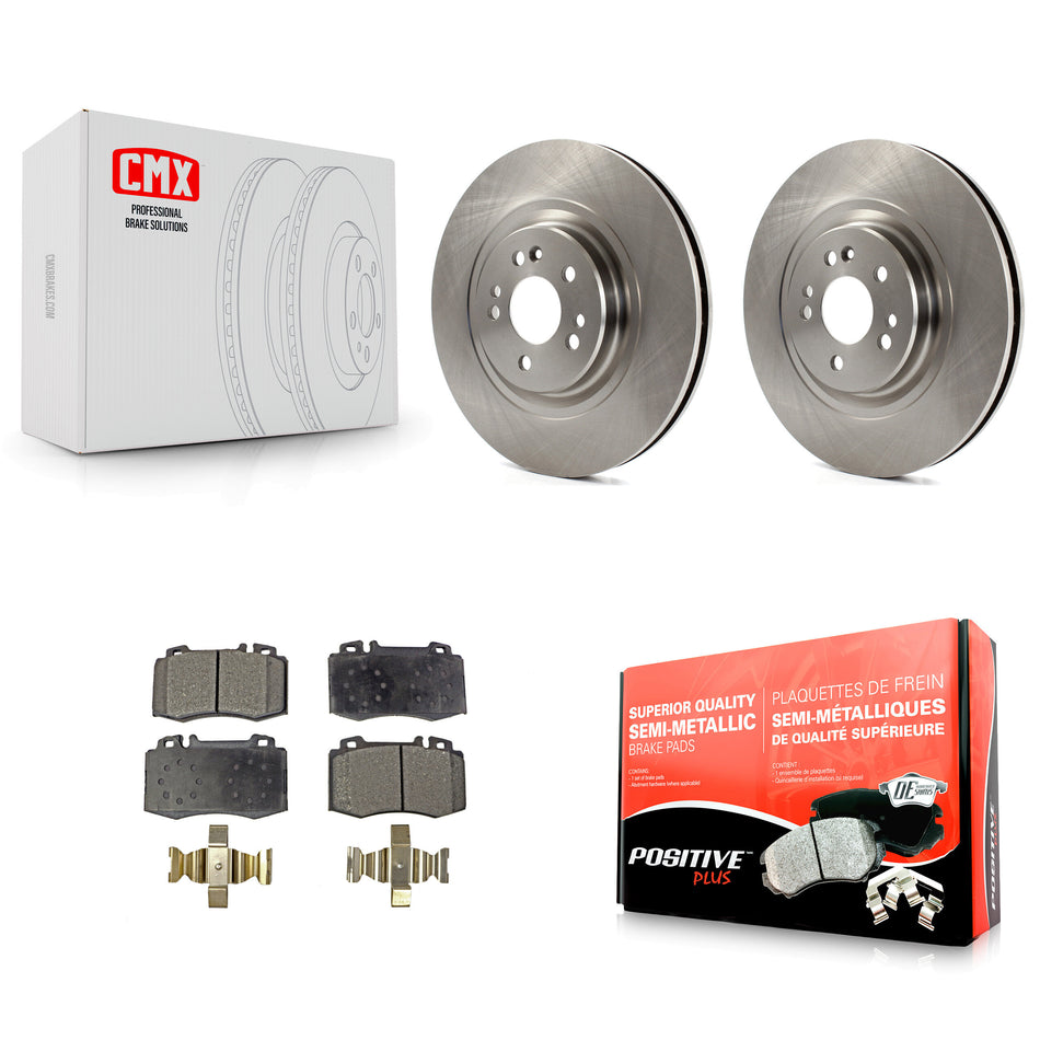 Front Disc Brake Rotors And Semi-Metallic Pads Kit For Mercedes-Benz ML500 ML430 ML55 AMG K8F-100331