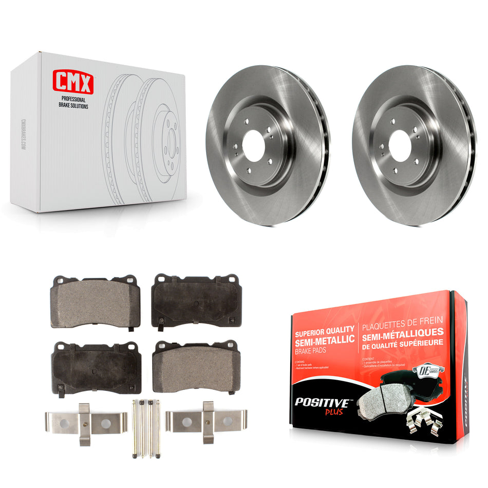 Front Disc Brake Rotors And Semi-Metallic Pads Kit For Mitsubishi Lancer K8F-100531