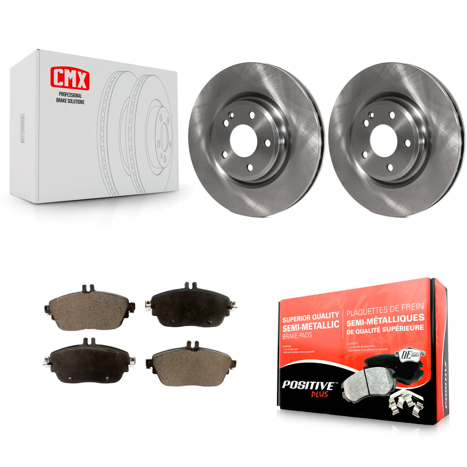 Front Disc Brake Rotors And Semi-Metallic Pads Kit For Mercedes-Benz GLA250 CLA250 INFINITI QX30 K8F-100633