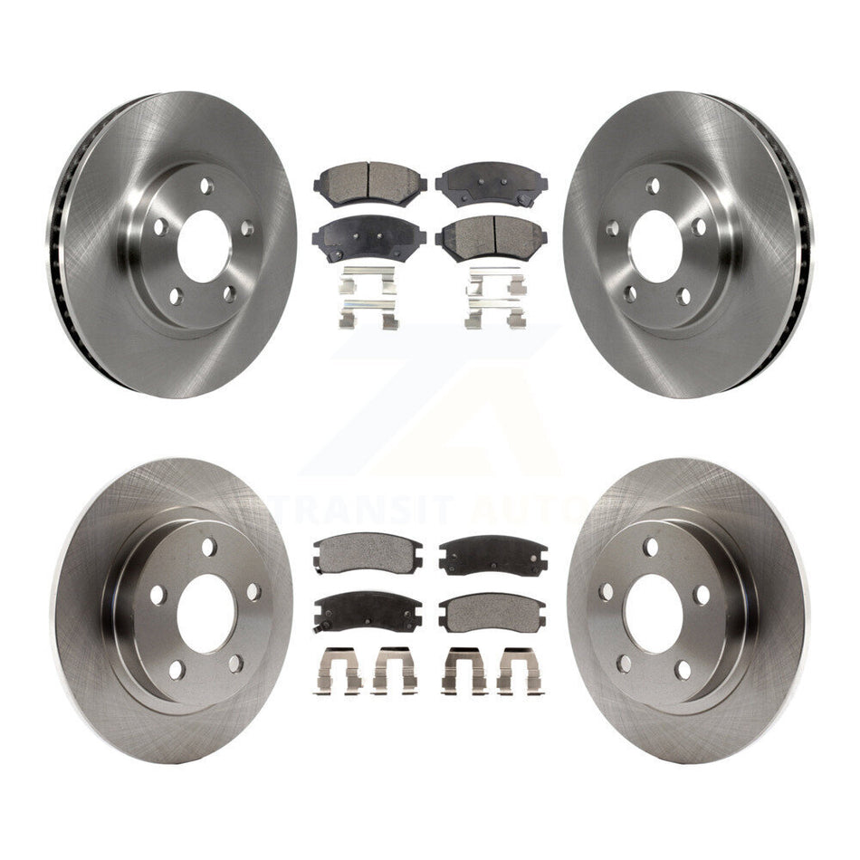 Front Rear Disc Brake Rotors And Semi-Metallic Pads Kit For Buick LeSabre Park Avenue Pontiac Bonneville Oldsmobile Aurora Cadillac Eldorado K8F-100722