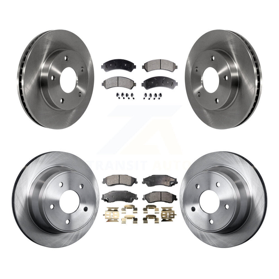 Front Rear Disc Brake Rotors And Semi-Metallic Pads Kit For Chevrolet S10 Blazer GMC Sonoma Jimmy Oldsmobile Bravada Isuzu Hombre K8F-100725