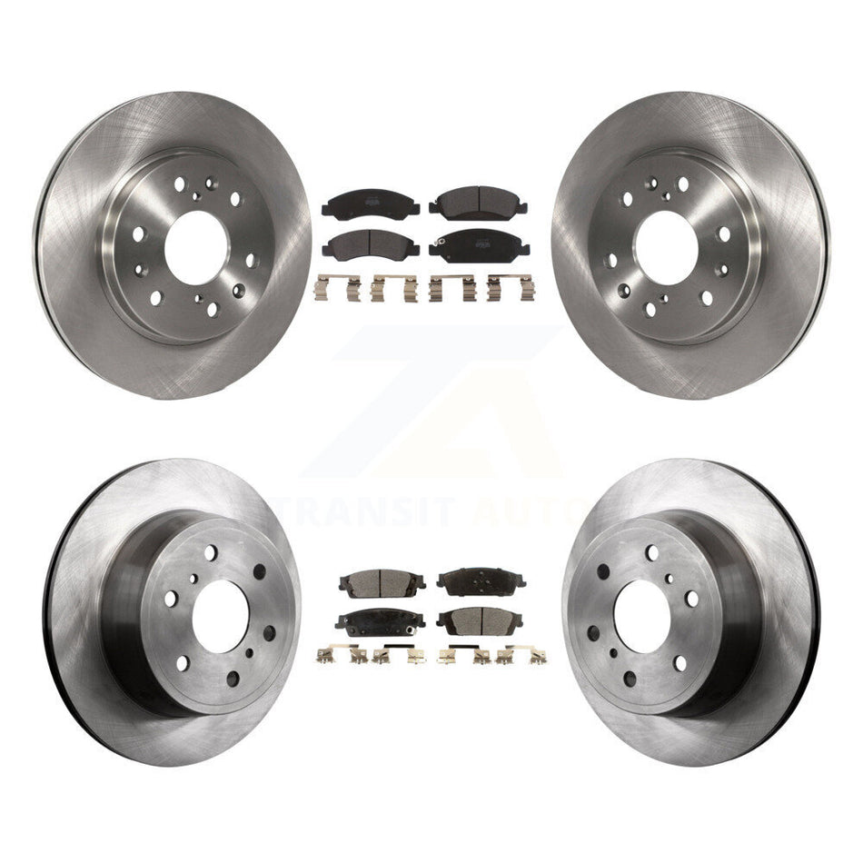 Front Rear Disc Brake Rotors And Semi-Metallic Pads Kit For Chevrolet Silverado 1500 GMC Sierra Tahoe Suburban Yukon Cadillac XL Escalade ESV K8F-100777