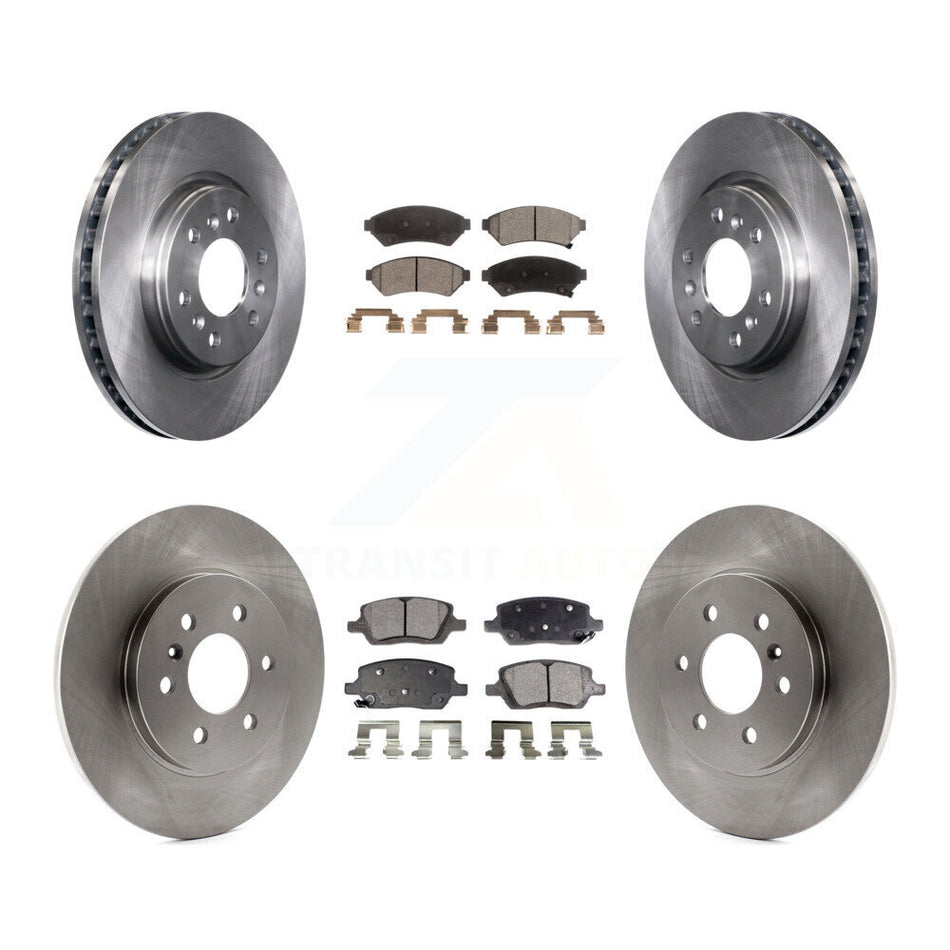 Front Rear Disc Brake Rotors And Semi-Metallic Pads Kit For Chevrolet Uplander Pontiac Montana Buick Terraza Saturn Relay K8F-100784