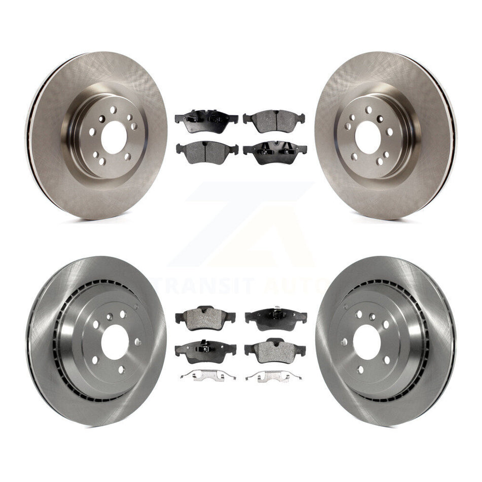 Front Rear Disc Brake Rotors And Semi-Metallic Pads Kit For Mercedes-Benz ML350 GL450 GL550 GL350 ML550 GL320 K8F-101229