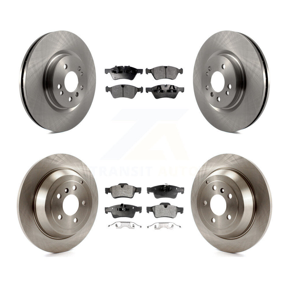 Front Rear Disc Brake Rotors And Semi-Metallic Pads Kit For Mercedes-Benz ML350 R350 ML500 ML320 R500 R320 ML450 K8F-101232