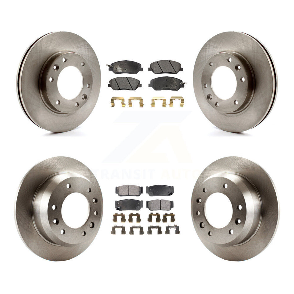 Front Rear Disc Brake Rotors And Semi-Metallic Pads Kit For Kia Sedona Hyundai Entourage To 04/27/06 K8F-101257