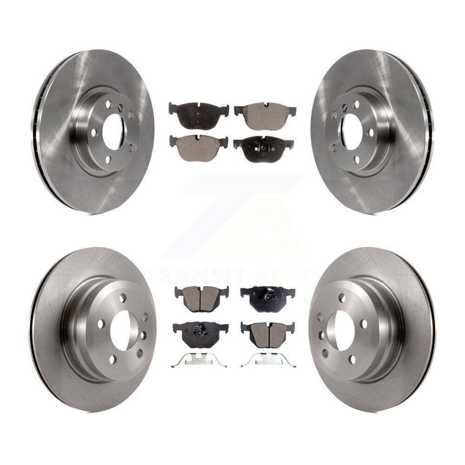 Front Rear Disc Brake Rotors And Semi-Metallic Pads Kit For BMW X5 X6 K8F-101313