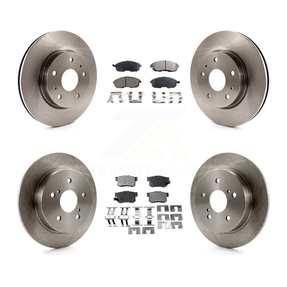 Front Rear Disc Brake Rotors And Semi-Metallic Pads Kit For Suzuki SX4 Crossover K8F-101329