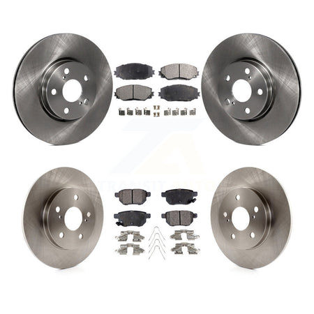 Front Rear Disc Brake Rotors And Semi-Metallic Pads Kit For Toyota Matrix K8F-101332