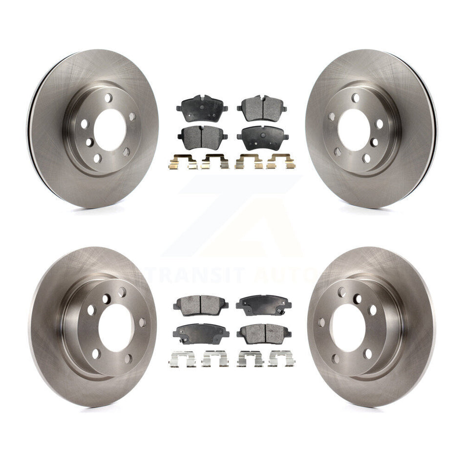 Front Rear Disc Brake Rotors And Semi-Metallic Pads Kit For Mini Cooper Countryman Paceman K8F-101433