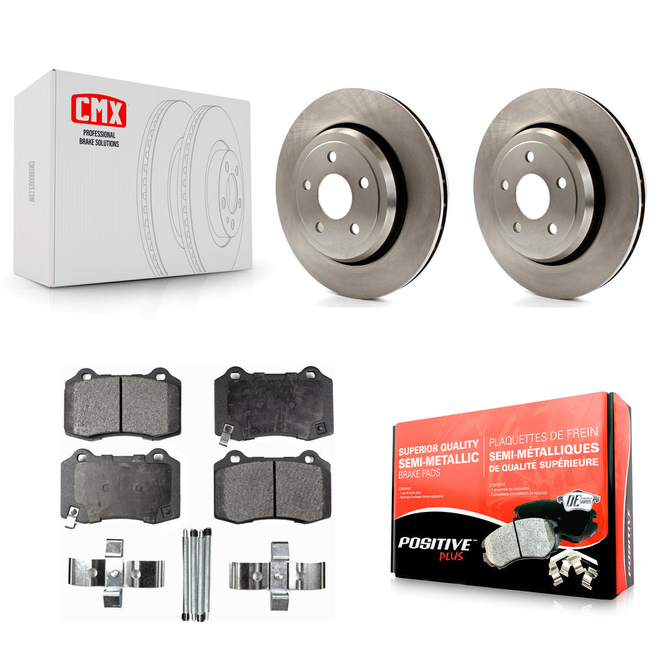 Rear Disc Brake Rotors And Semi-Metallic Pads Kit For Jeep Grand Cherokee Dodge Durango K8F-101677