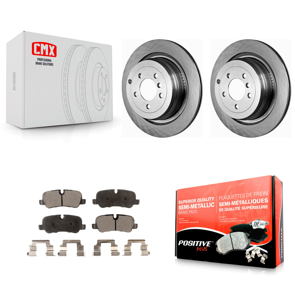 Rear Disc Brake Rotors And Semi-Metallic Pads Kit For Land Rover Range K8F-101848