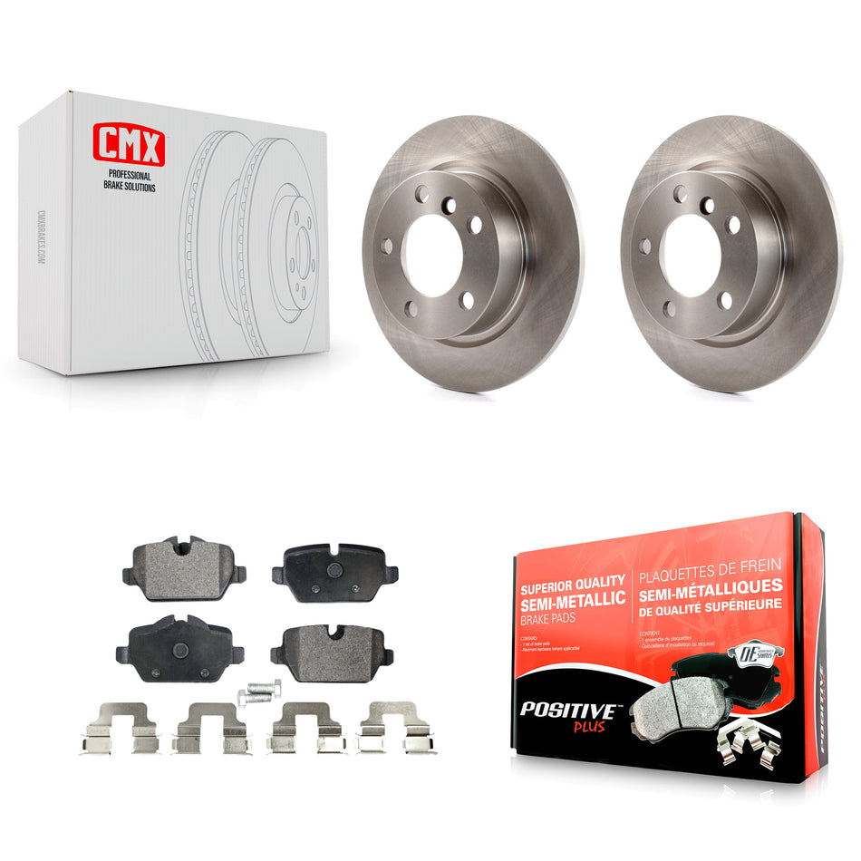 Rear Disc Brake Rotors And Semi-Metallic Pads Kit For Mini Cooper Countryman Paceman K8F-101932