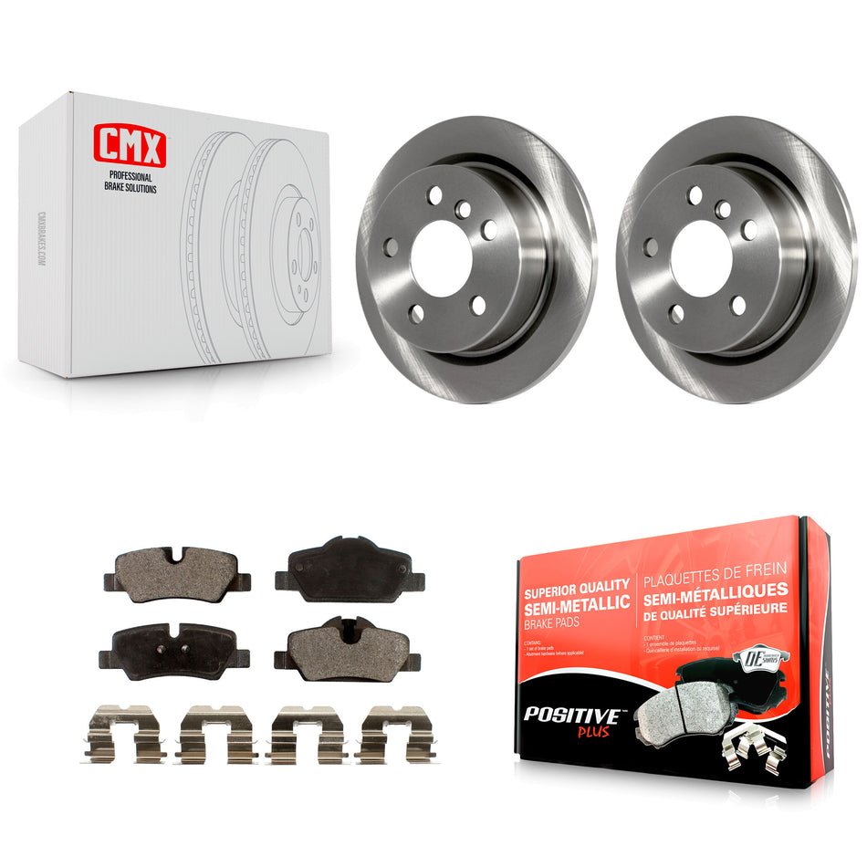Rear Disc Brake Rotors And Semi-Metallic Pads Kit For Mini Cooper K8F-101961