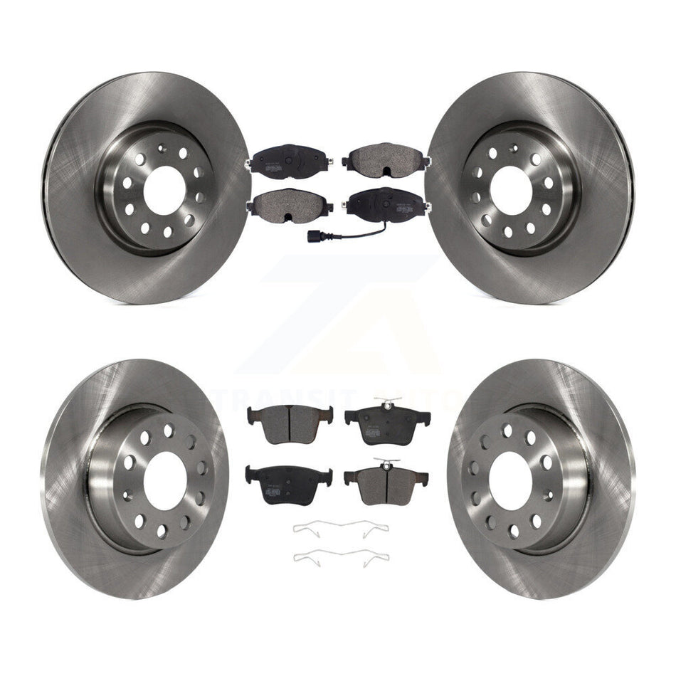 Front Rear Disc Brake Rotors And Semi-Metallic Pads Kit For Audi A3 Quattro Sportback e-tron K8F-102566