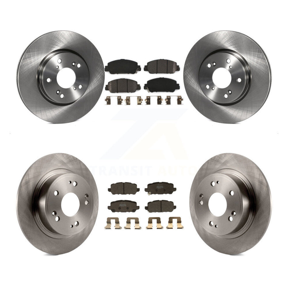 Front Rear Disc Brake Rotors And Semi-Metallic Pads Kit For 2016-2022 Honda HR-V K8F-102583