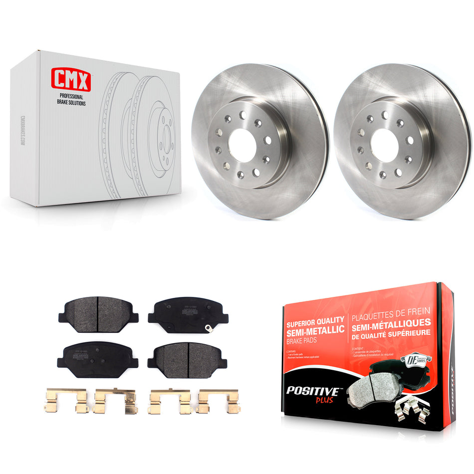 Front Disc Brake Rotors And Semi-Metallic Pads Kit For Chevrolet Camaro Without Brembo Calipers K8F-102647