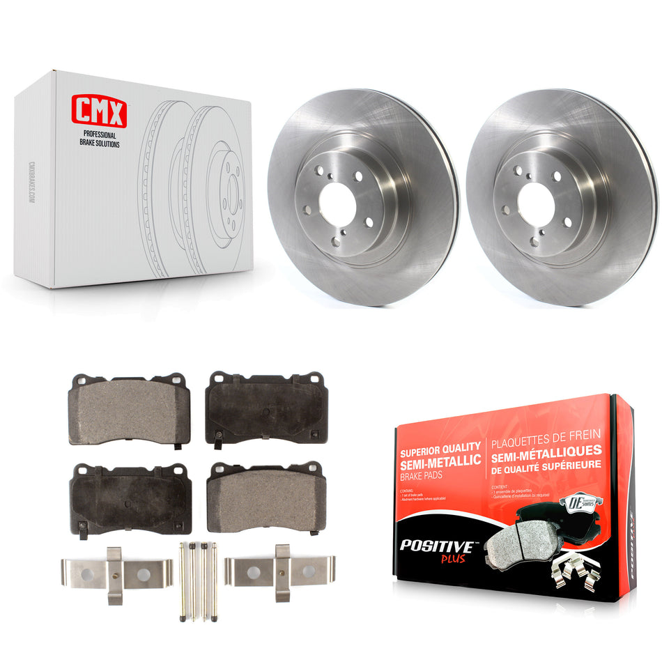 Front Disc Brake Rotor And Semi-Metallic Pad Kit For 2019 Toyota 86 Without Brembo Brakes K8F-102657