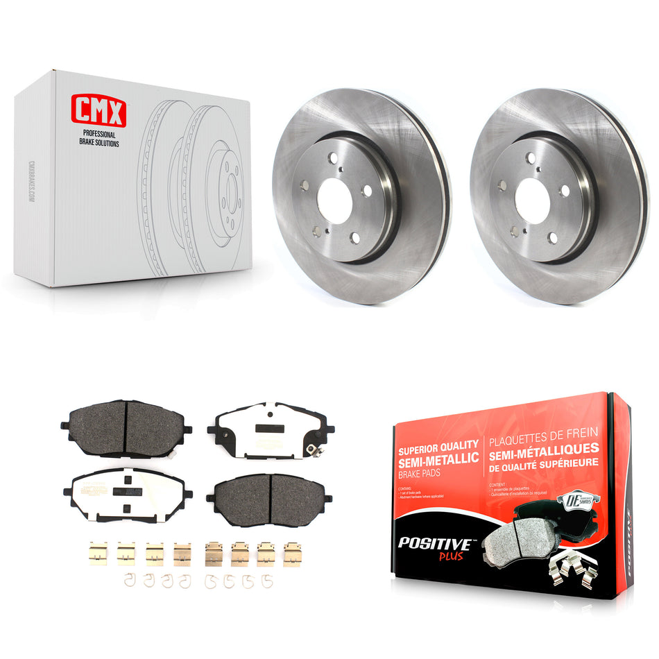 Front Disc Brake Rotors And Semi-Metallic Pads Kit For Toyota C-HR K8F-102689