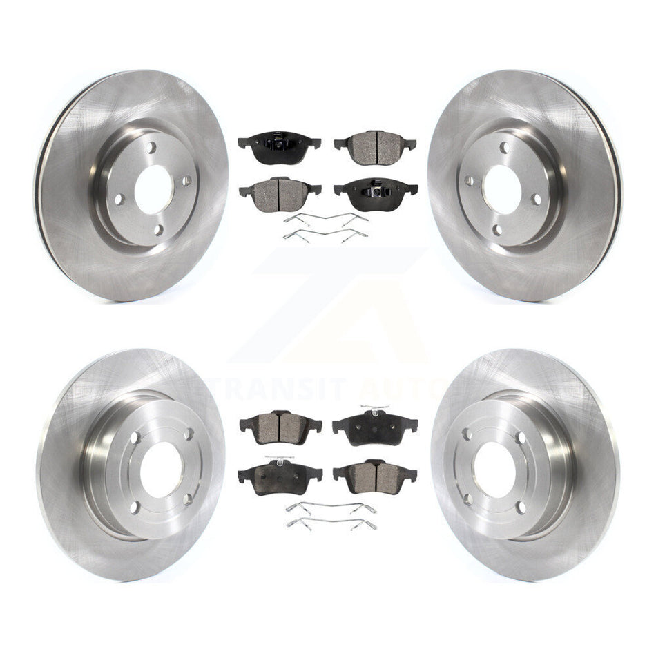 Front Rear Disc Brake Rotors And Semi-Metallic Pads Kit For Ford EcoSport K8F-102712