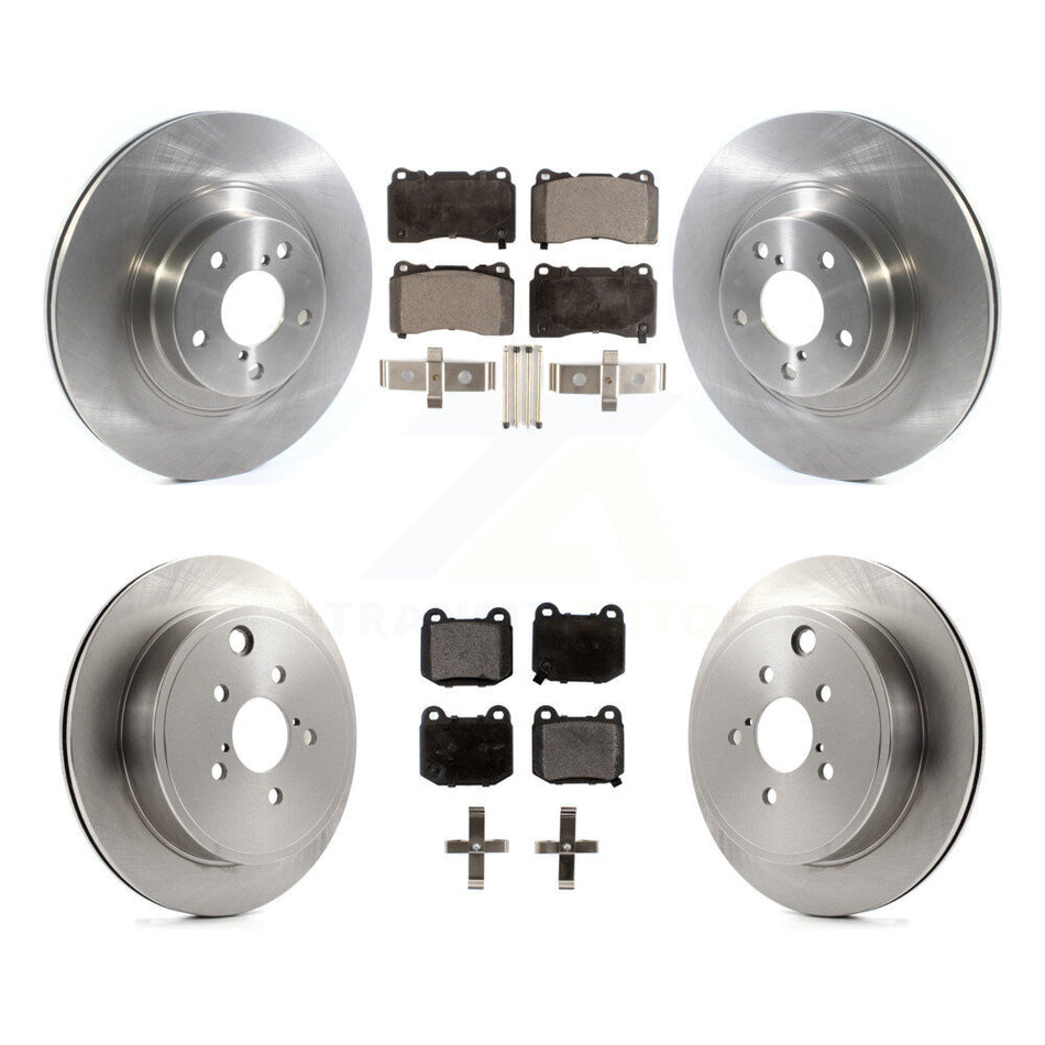 Front Rear Brake Rotor And Semi-Metallic Pad Kit For 2019 Toyota 86 Without Brembo Brakes K8F-102717