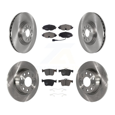 Front Rear Brake Rotors Semi-Metallic Pad Kit For Audi A3 With 340mm Diameter Rotor K8F-102748