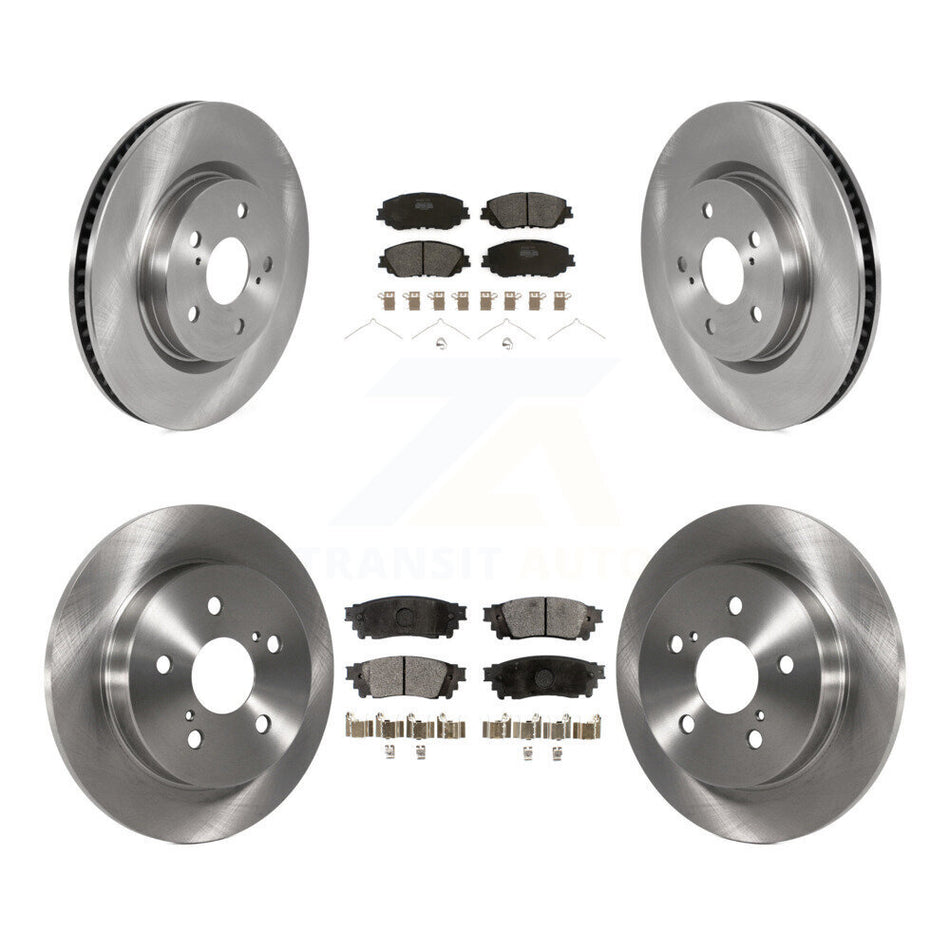 Front Rear Disc Brake Rotors And Semi-Metallic Pads Kit For Toyota Camry RAV4 Lexus ES350 Avalon ES300h UX250h UX200 C-HR ES250 Venza K8F-102767