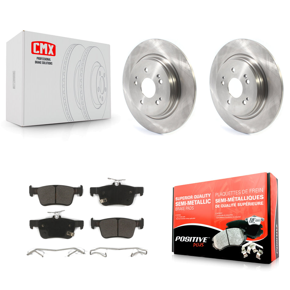 Rear Disc Brake Rotors And Semi-Metallic Pads Kit For 2019-2022 Acura RDX K8F-102809