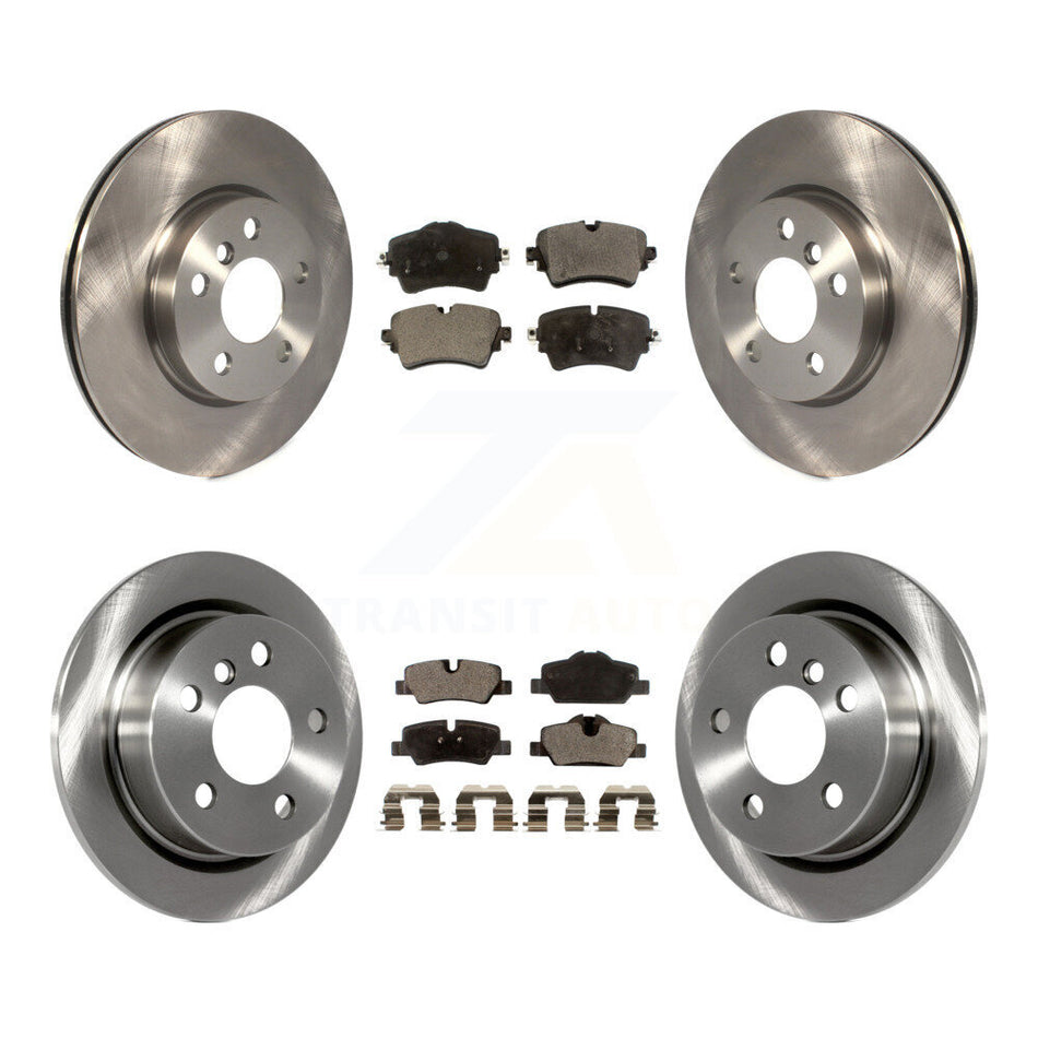 Front Rear Disc Brake Rotors And Semi-Metallic Pads Kit For Mini Cooper K8F-102855