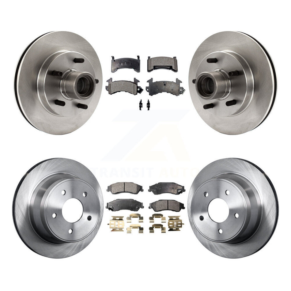 Front Rear Disc Brake Rotors And Semi-Metallic Pads Kit For Chevrolet S10 Blazer GMC Sonoma Jimmy Isuzu Hombre K8F-102940