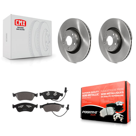 Front Disc Brake Rotors And Semi-Metallic Pads Kit For Audi A8 Quattro K8F-103057