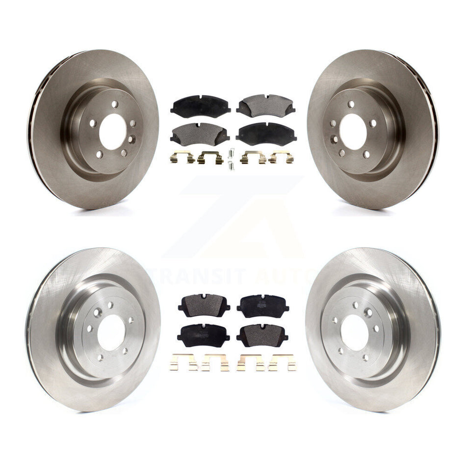 Front Rear Disc Brake Rotors And Semi-Metallic Pads Kit For 2017 Land Rover Range Sport HSE SE with GAS engine K8F-103059