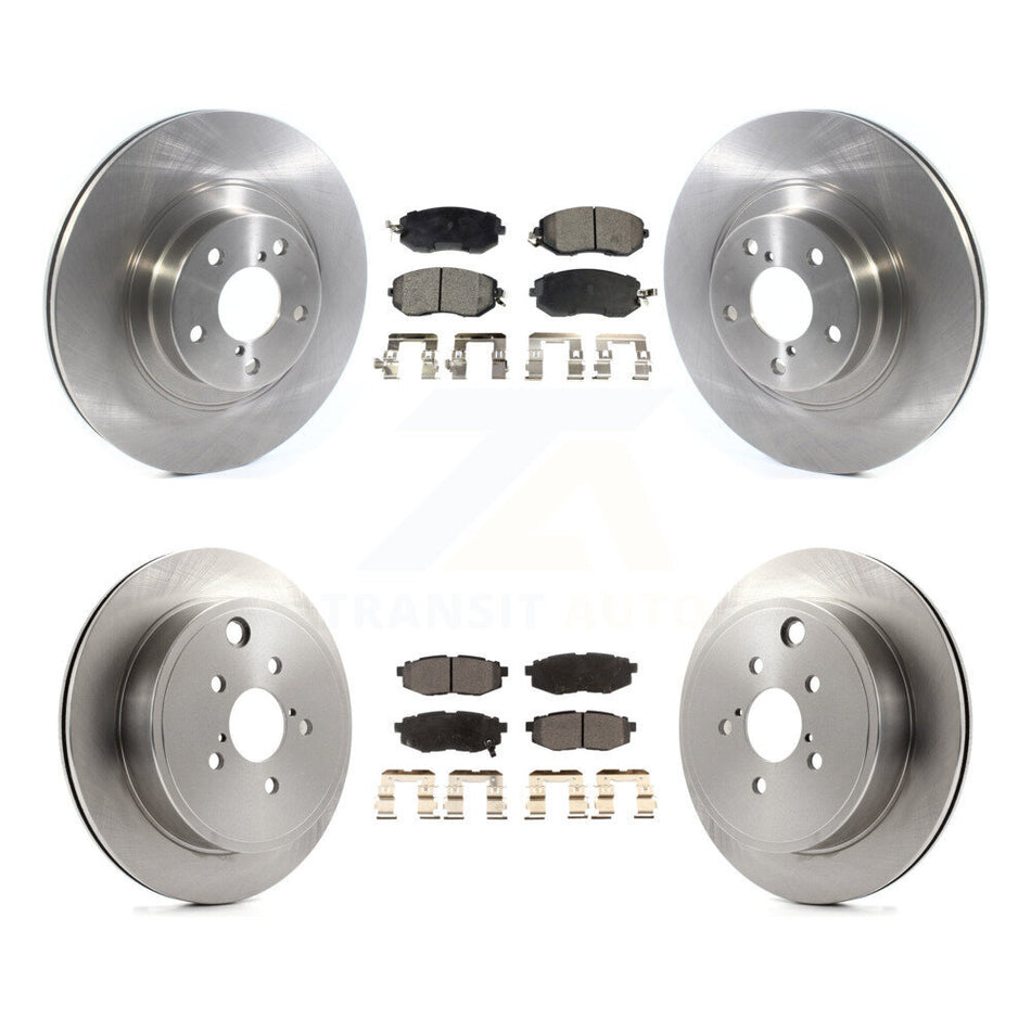 Front Rear Disc Brake Rotors And Semi-Metallic Pads Kit For Toyota 86 K8F-103089