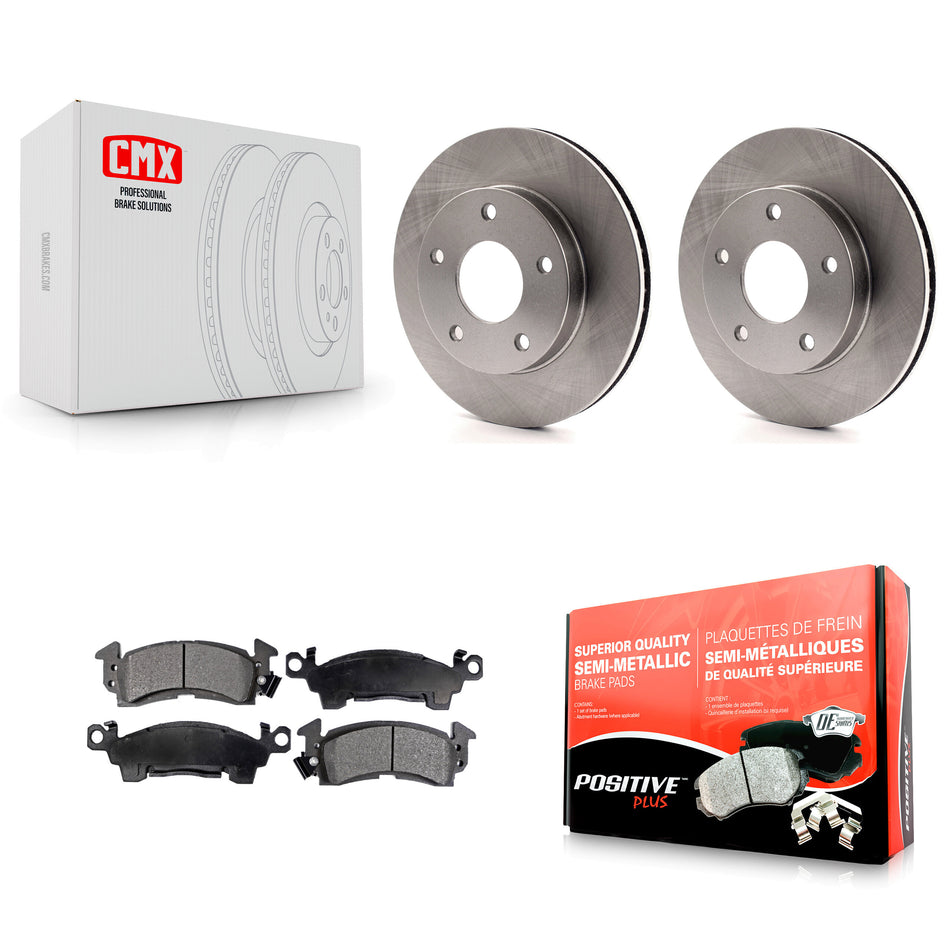 Front Disc Brake Rotors And Semi-Metallic Pads Kit For GMC Jimmy K8F-103111
