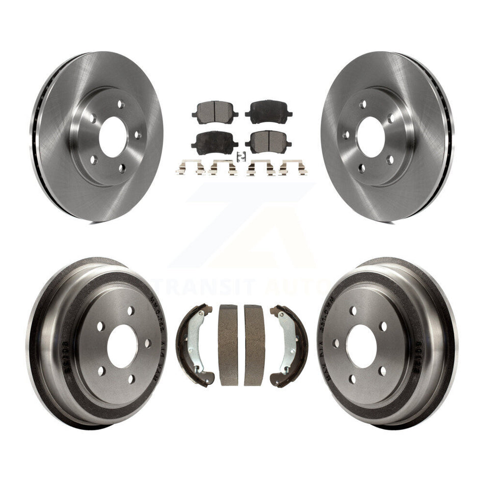Front Rear Disc Brake Rotors Semi-Metallic Pads And Drum Kit For Chevrolet HHR K8F-103372