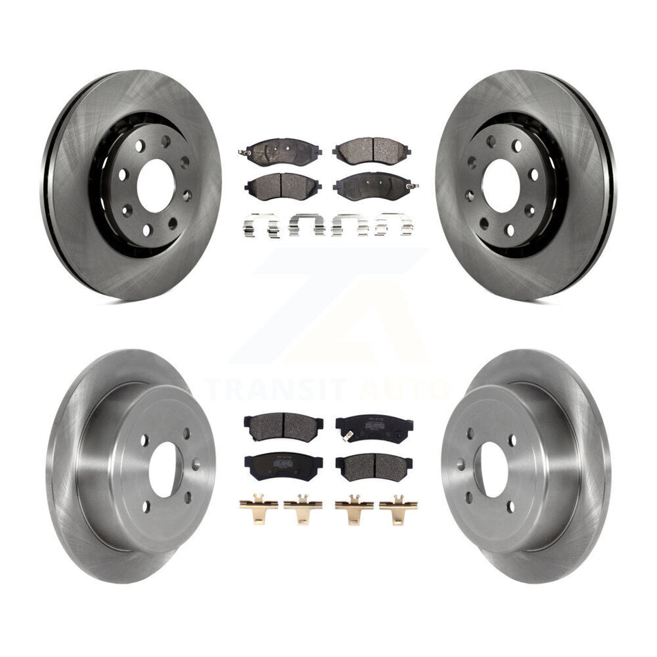 Front Rear Disc Brake Rotors And Semi-Metallic Pads Kit For Chevrolet Spark EV K8F-103490
