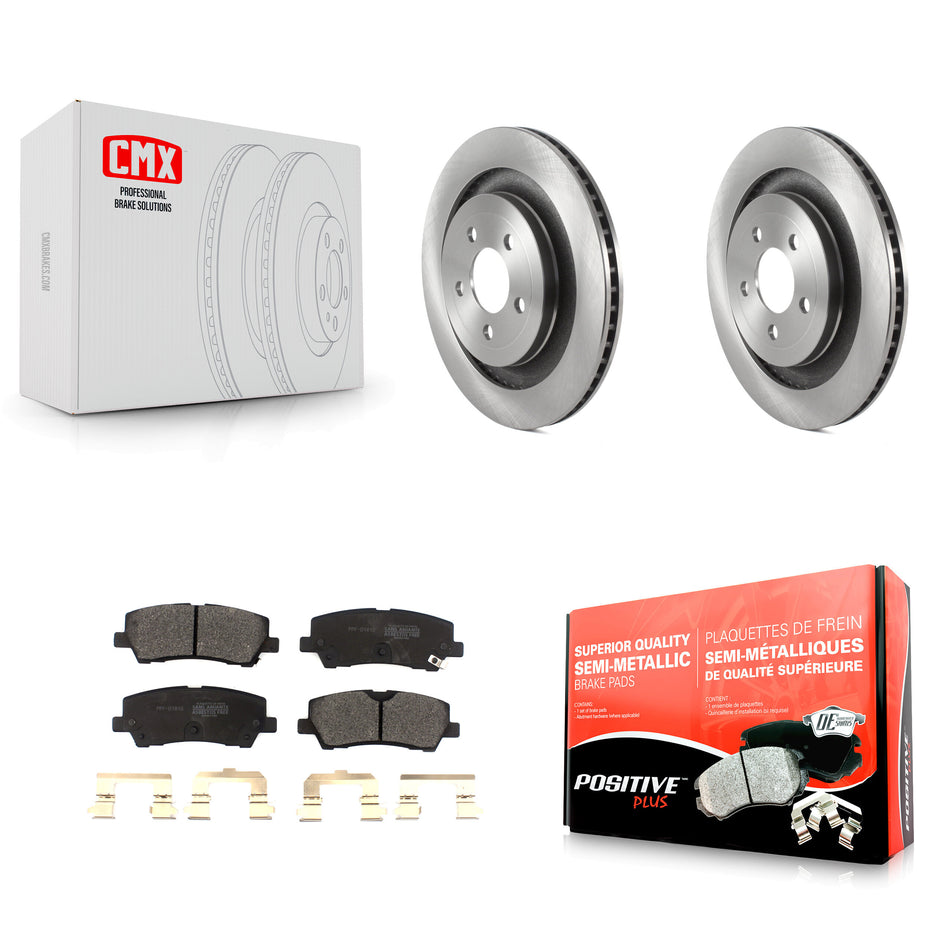 Rear Disc Brake Rotors And Semi-Metallic Pads Kit For Ford Mustang K8F-103524