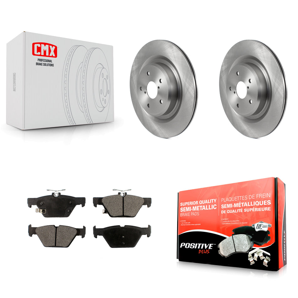 Rear Disc Brake Rotors And Semi-Metallic Pads Kit For 2019-2022 Subaru Ascent K8F-103527