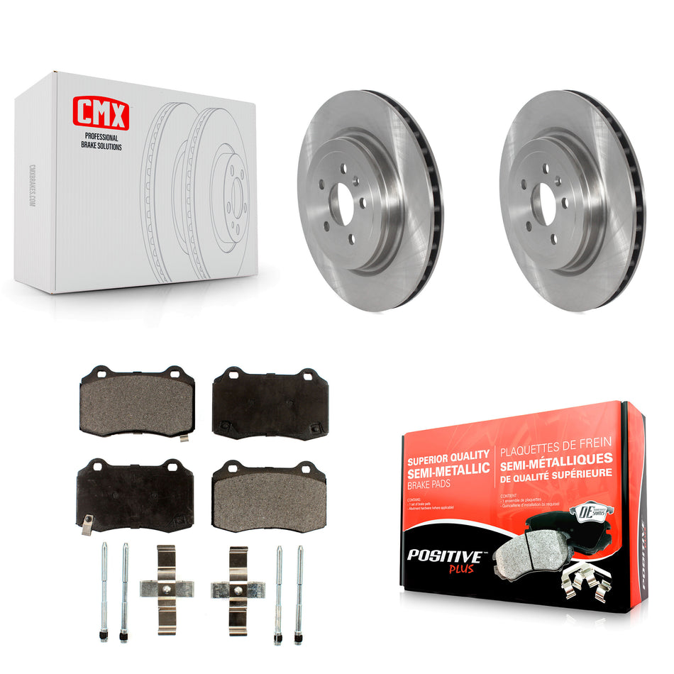 Rear Disc Brake Rotors And Semi-Metallic Pads Kit For 2016 Tesla S From 04 16 K8F-103539